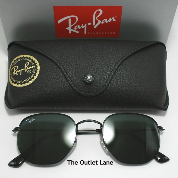 Model Display Ray-Ban Hexagonal Black RB3548N - Picture 4 of 16